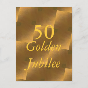 Goldenes Jubiläum Postkarte
