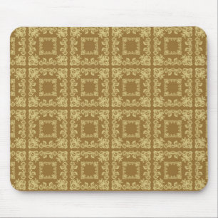 Goldenes Kaffeekarree Mousepad