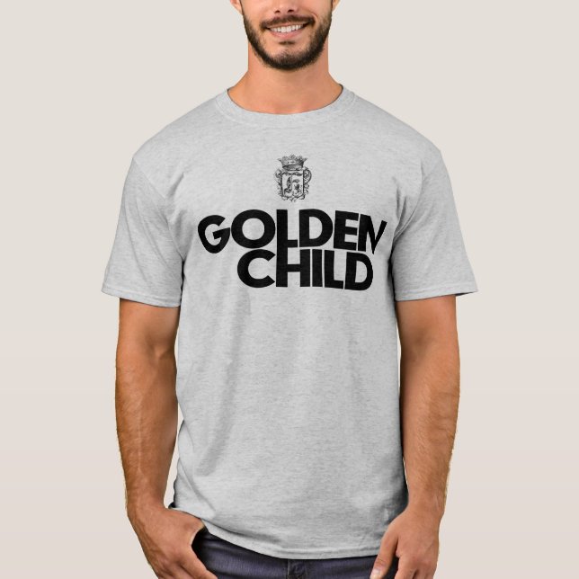 Goldenes Kind (schwarze Beschriftung) T-Shirt (Vorderseite)