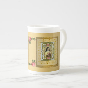Goldenes Knochen-China-Tasse GESCHENK-EINZELTEIL Prozellantasse