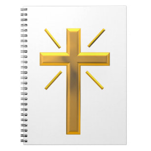 Goldenes Kreuz 4 Notizblock