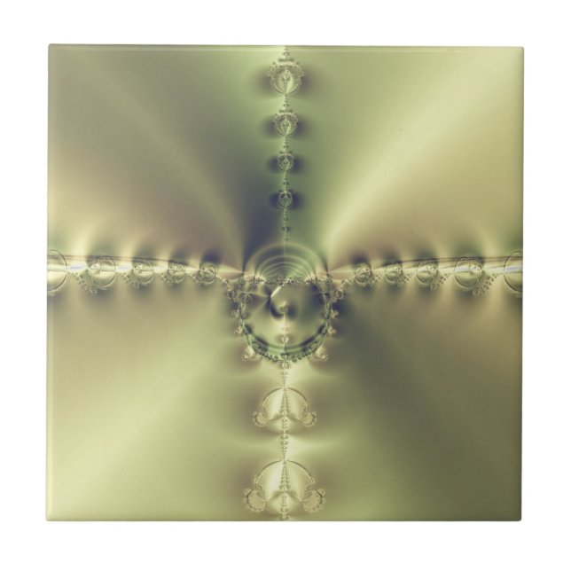 Goldenes Kreuz Fliese (Vorderseite)