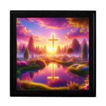 Goldenes Kreuz im Himmlischen Paradies