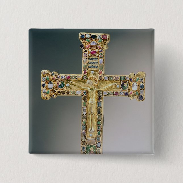 Goldenes Kreuz von Essen Button (Vorderseite)