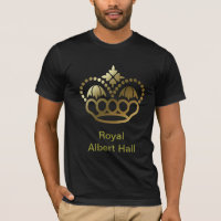 Goldenes Krone T-Shirt - königlicher Albert Hall