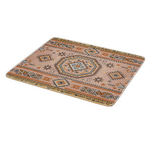 Goldenes Labyrinth – Moderne marokkanische Geometr Schneidebrett