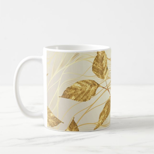 Goldenes Leaf Kaffeetasse (Links)
