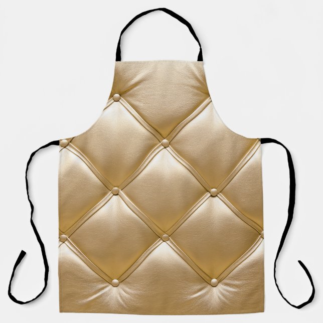 Goldenes Leder Upholsterie Schürze (Vorderseite)