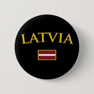 Goldenes Lettland Button