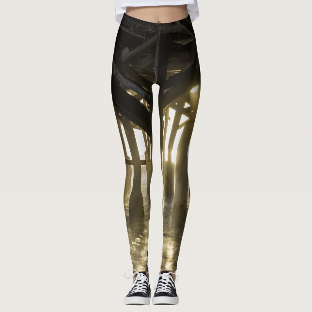 Goldenes Licht durch Leggings (Vorderseite)