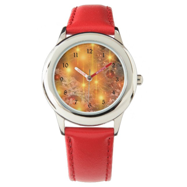 Goldenes Licht für Kinder Armbanduhr (Vorderseite)