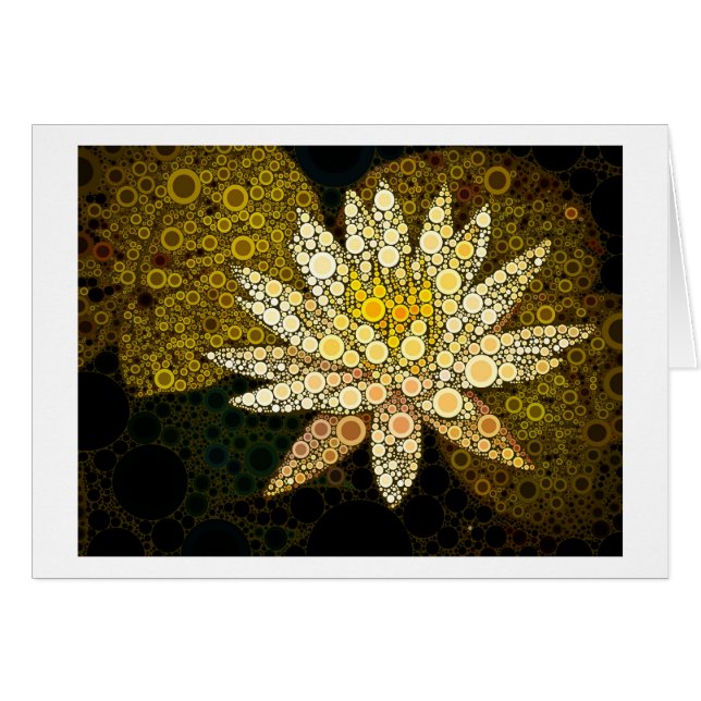 Goldenes Lotus-Mosaik (Vorderseite (Horizontal))