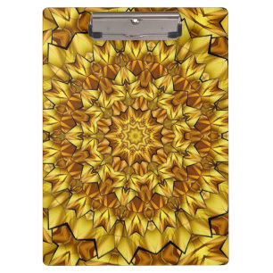 Goldenes Mandala Antikes abstraktes Design-63495 Klemmbrett