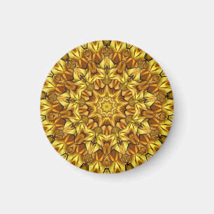 Goldenes Mandala Antikes abstraktes Design-63495 Magnet