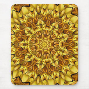 Goldenes Mandala Antikes abstraktes Design-63495 Mousepad