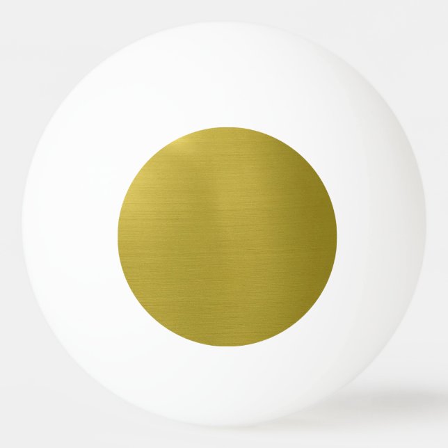 Goldenes metallisches tischtennisball (Rückseite)