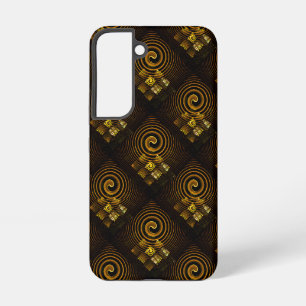 Goldenes modernes Boho-elegantes abstraktes Kunstm Samsung Galaxy Hülle
