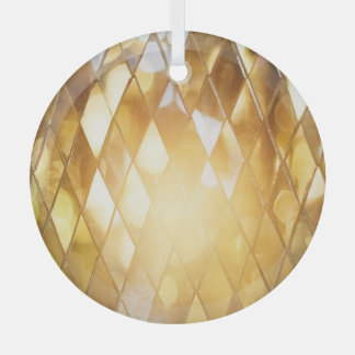 Goldenes Mosaik: Glass-Effekt. Ornament Aus Glas