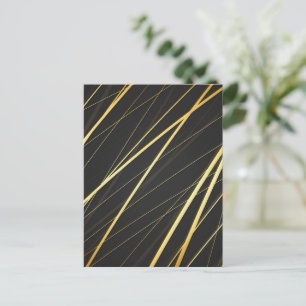 Goldenes Muster 1 Postkarte