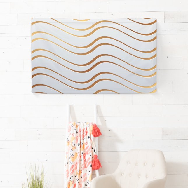 Goldenes Muster 3 Banner (Insitu)