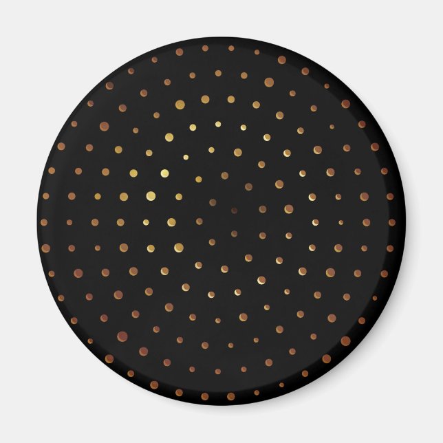 Goldenes Muster 6 Magnet (Vorne)