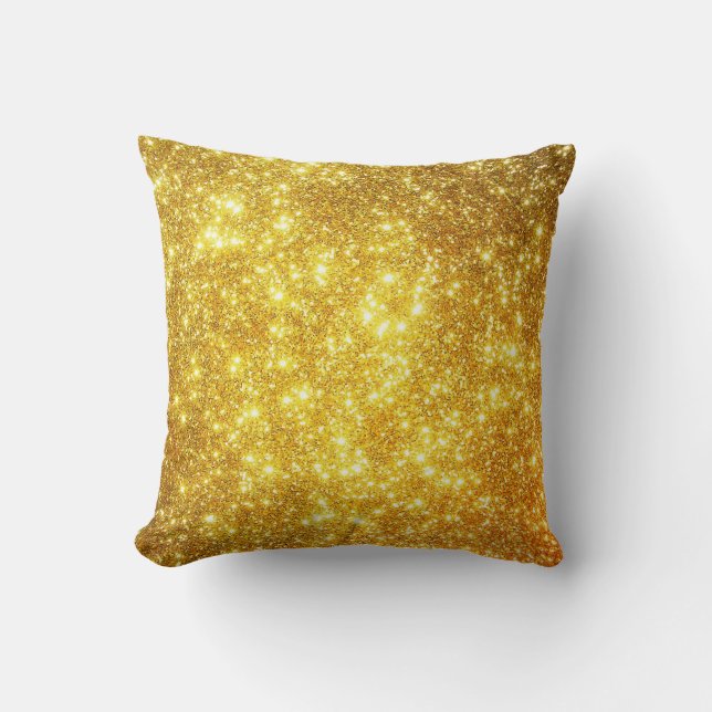 Goldenes Muster Kissen (Vorderseite)