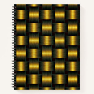 Goldenes Notebook Notizbuch