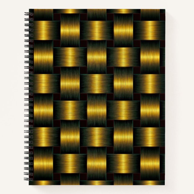 Goldenes Notebook Notizbuch (Vorderseite)