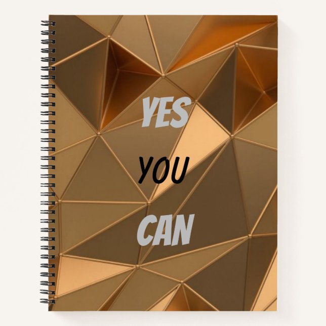 goldenes Notizbuch (Vorderseite)