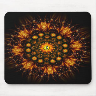 Goldenes OM Jewel Mausunterlage Mousepad