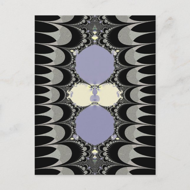 Goldenes Ornament Postkarte (Vorderseite)