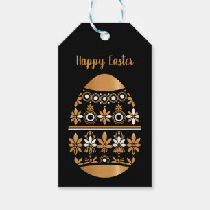 Goldenes Osterei Geschenkanhänger