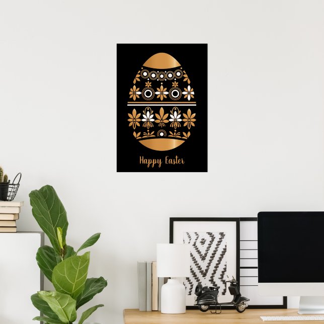 Goldenes Osterei  Poster (Heimbüro)