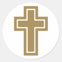 Goldenes religiöses Kreuz | CHRISTLICH