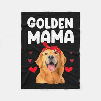 Goldenes Retriever Design Mama Golden Retri Fleecedecke
