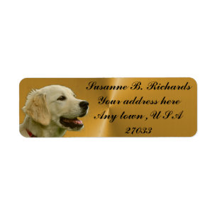 Goldenes Retriever-Label
