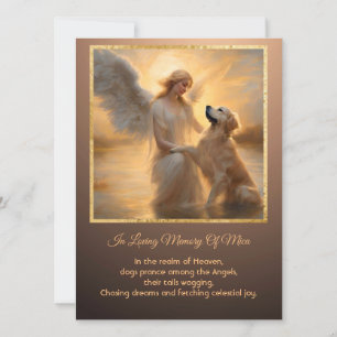 "Goldenes Retriever Personalisiertes Himmelsreich-