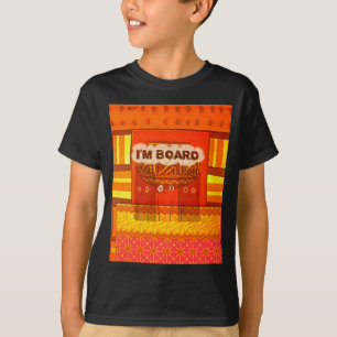 Goldenes Rot Afrikanische Traditionelle Farben Spa T-Shirt