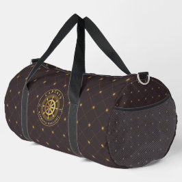 Goldenes Schiffrad Duffle Bag