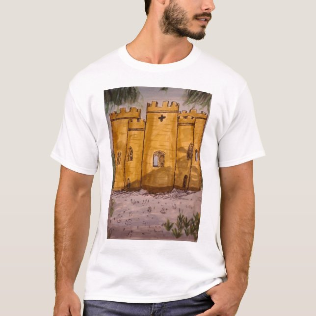 Goldenes Schloss T-Shirt (Vorderseite)