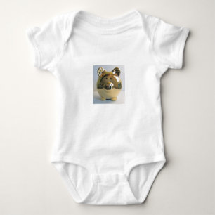 Goldenes Schwein Baby Strampler