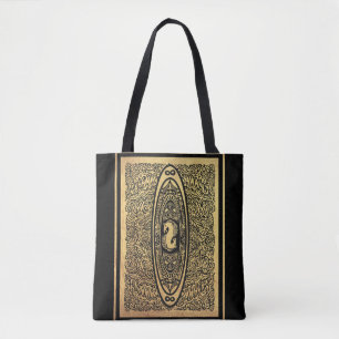 Goldenes Seepferd Mandala - Verziertes Design der  Tasche