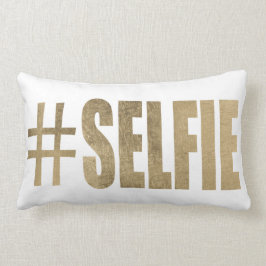 Goldenes Selfie Lendenkissen