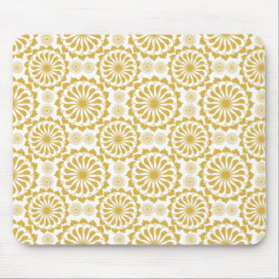 Goldenes Sonnenblumenmuster Mousepad