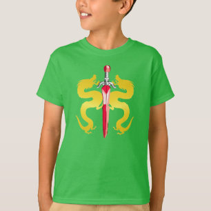 Goldenes Sonnendrachen-Schwert T-Shirt