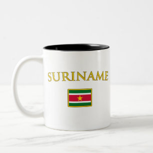 Goldenes Surinam Zweifarbige Tasse