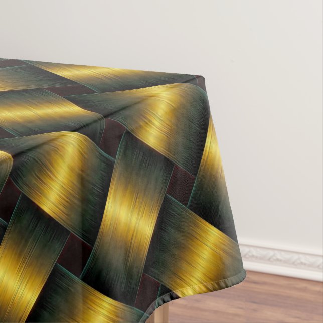 Goldenes Tablett Gold Tischdecke (Beispiel)