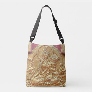 goldenes Tara Buddha Tragetaschen Mit Langen Trägern