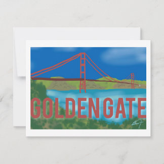 Goldenes Tor Dankeskarte