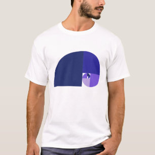 Goldenes Verhältnis, Fibonacci-Spirale T-Shirt